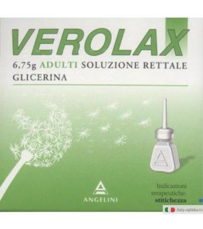 Verolax adulti 6 clismi rettali 6,75g