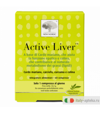 Active Liver 60 compresse integratore funzione epatica e metabolismo lipidi