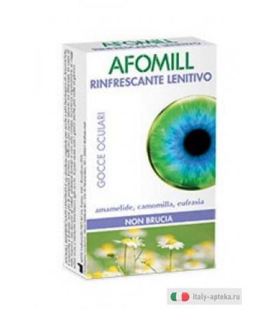 Afomill gocce oculari rinfrescante lenitivo non brucia 10 fiale monodose sterili