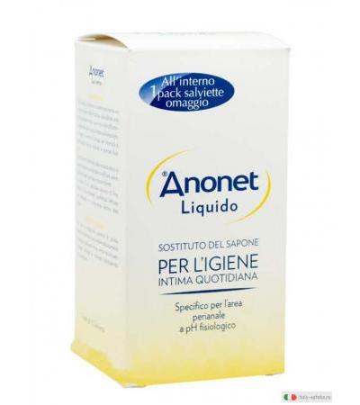Anonet detergente intimo liquido 150ml + 15 salviette OMAGGIO