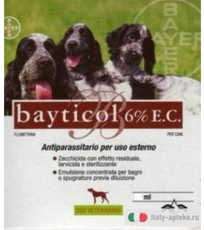 Bayticol 6% antiparassitario 5ml