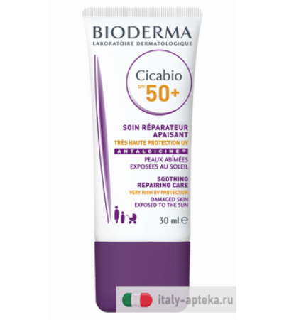 Bioderma Cicabio SPF50+ crema lenitiva protezione elevata 30ml