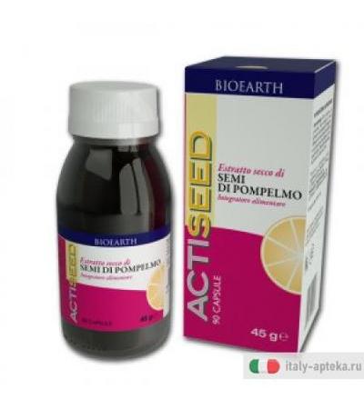 Bioearth actiseed 90 capsule estratto secco di semi di pompelmo