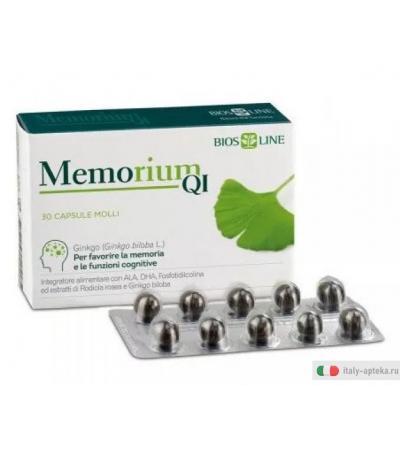 BiosLine Memorium QI Ginkgo 30 capsule molli