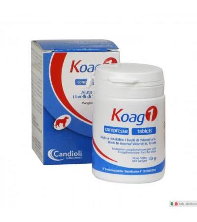Candioli Koag 1 integratore di vitamina K1 per cani 20 compresse