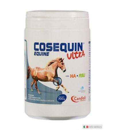 Cosequin Equine Ultra con HA + ASU Mangime complementare per cavalli funzionalità aricolare 700 g