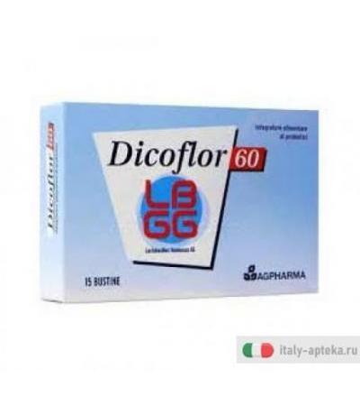 Dicoflor 60 integratore di probiotici 15 bustine