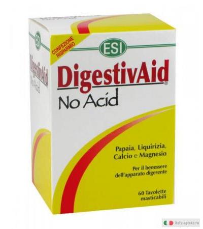 DigestivAid No Acid per il benessere dell'apparato digerente 60 tavolette