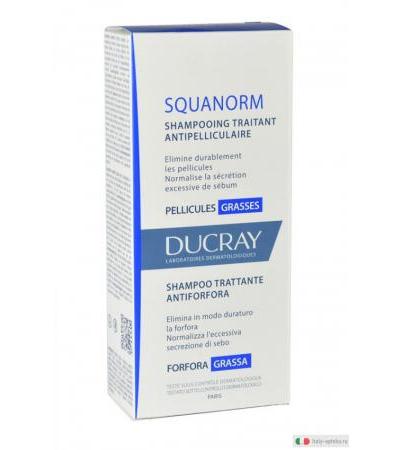 Ducray squanorm shampoo trattante antiforfora grassa 200ml