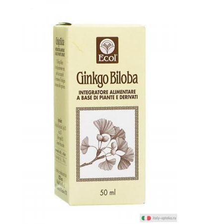 ECOL Ginkgo Biloba per il benessere dell'organismo Estratto analcolico 50ml