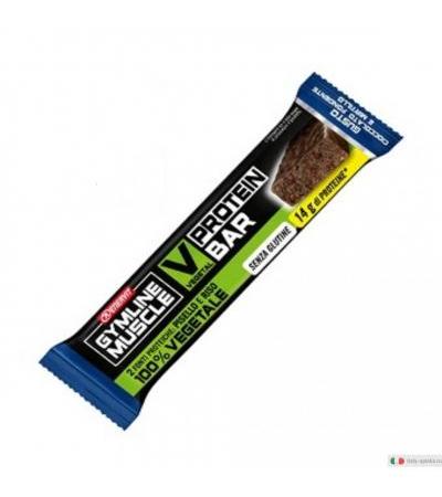 Enervit Gymline Muscle Protein Bar 100% vegetale gusto Cioccolato Fondente e Mirtillo 60g