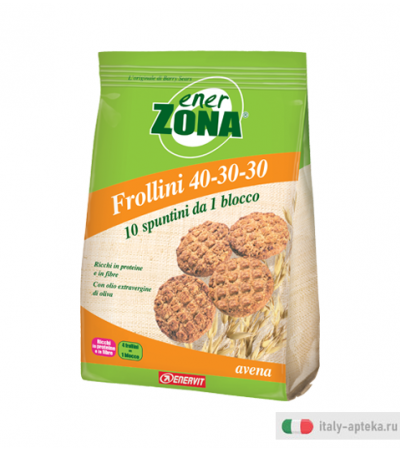Enerzona Frollini 40-30-30 gusto Avena 250g