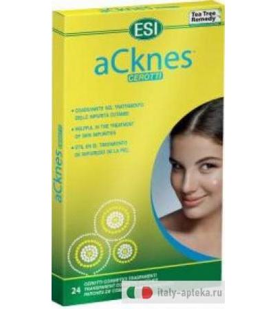 Esi Acknes Cerotti 24 pezzi cosmetici trasparenti