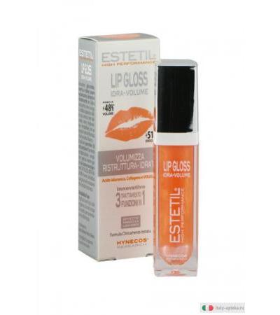 Estetil Lip Gloss Idra-Volume 3in1 Colore 04 Peach Rose