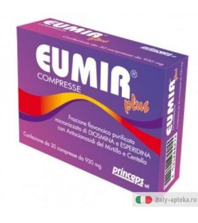 Eumir Plus integratore di bioflavonoidi con estratti di Mirtillo e Centella