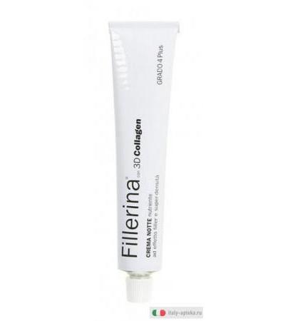 Fillerina con 3D Collagen crema notte nutriente SPF 15 grado 4 plus 50 ml