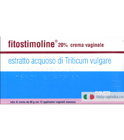 Fitostimoline 20% Crema vaginale tubo da 60g con 12 applicattori vaginali