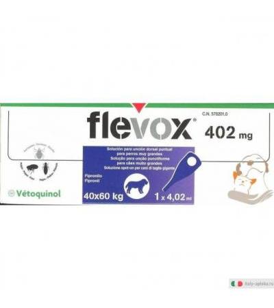 Flevox 402 mg soluzione spot-on per cani taglia gigante 1 pipetta