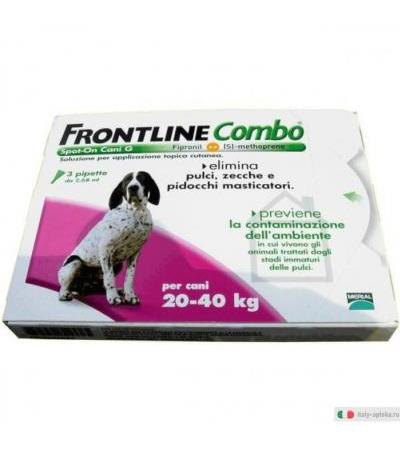 Frontline combo antiparassitario per cani 20-40kg
