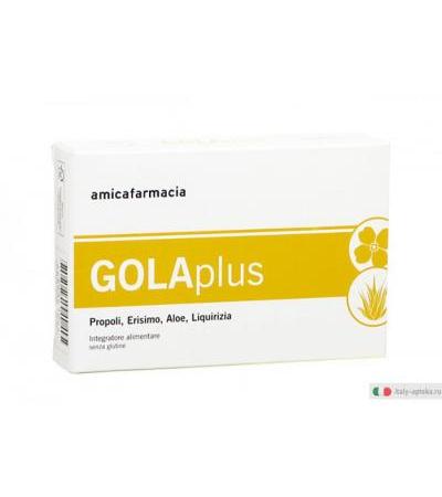 GOLAplus a base di propoli, erisimo, aloe e liquirizia 20 capsule