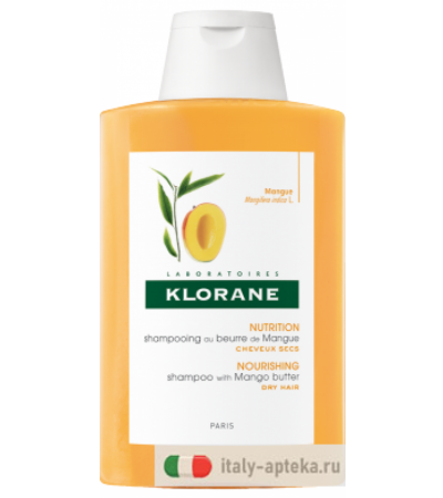 Klorane Shampoo Trattante Nutritivo al burro di Mango 400ml