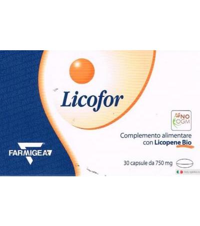 Licofor complemento alimentare con Licopene Bio Benesere occhi e vista 30 capsule da 750 mg