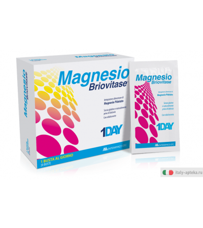 Magnesio Briovitase Integratore Magnesio 20 bustine