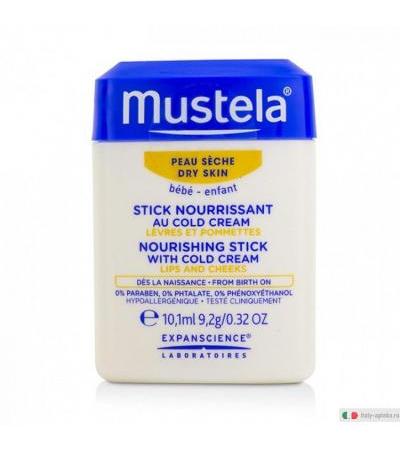 Mustela Stick Nutriente alla cold cream labbra e guance 10,1ml