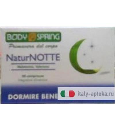 Natur Notte Body Spring: melatonina e valeriana 30 compresse