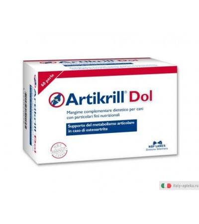 NBF Artikrill Dol Cane mangime complementare utile per dolori e infiammazioni 200 perle