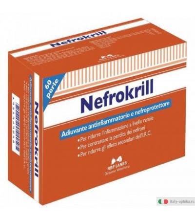 Nefrokrill 60 perle coadiuvante nell'infiammazione del gatto