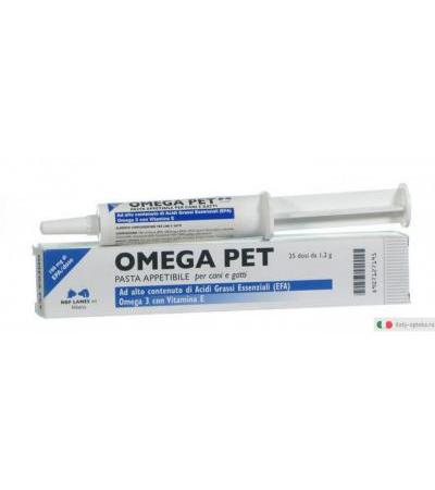 Omega PET Pasta Appetibile per cani e gatti 25 dosi