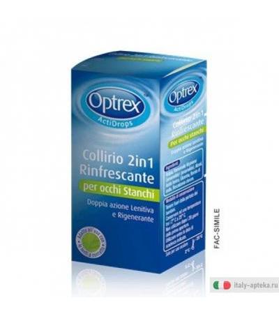 Optrex Collirio 2in1 Rinfrescante per occhi stanchi 10 ml