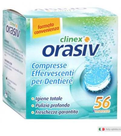 Orasiv Clinex 56 compresse effervescenti per protesi dentali