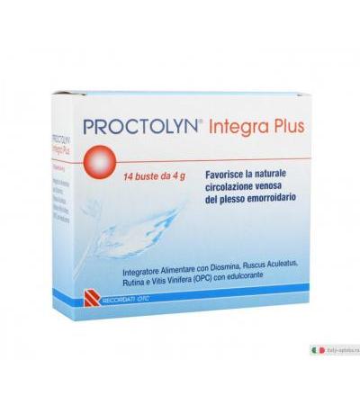Proctolyn Integra Plus Integratore per le emorroidi 14 bustine