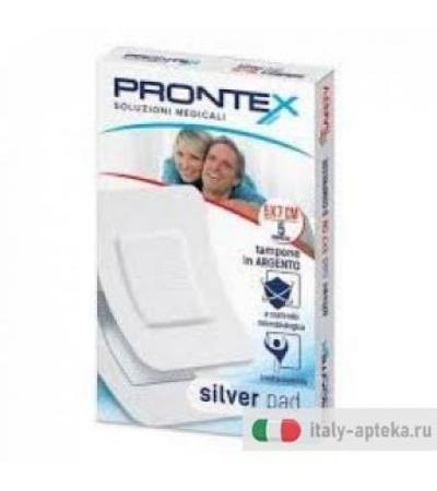 Prontex Silver Pad 5x7cm 5 compresse