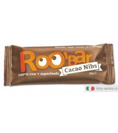 Roo'bar barretta cacao Bio 100% cruda 30gr
