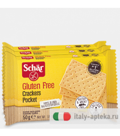 Schar Crackers Pocket senza glutine 3x50g