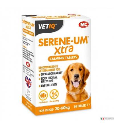 Serene-Um Extra Calming mangime complementare che rilassa e tranquillizza cani e gatti 20-60kg 60 compresse