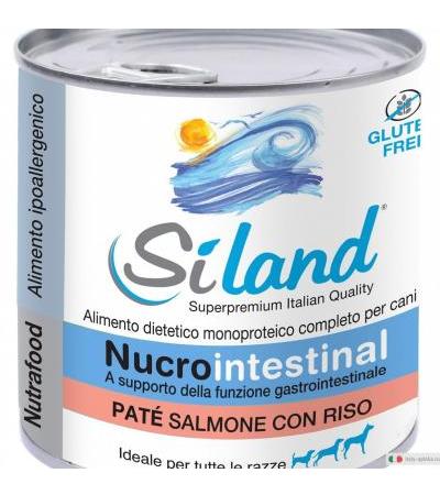 Siland Diet Intestinal patè con salmone e riso per cani 310g