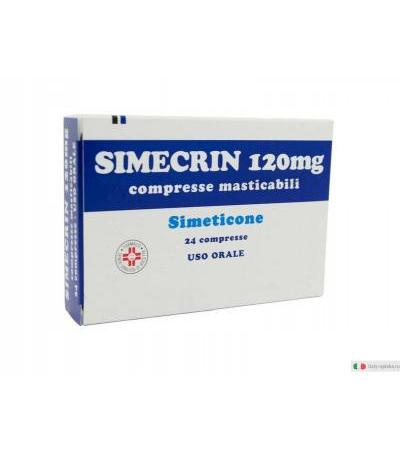 Simecrin disturbi funzionali gastrointestinali 24 compresse masticabili 120 mg