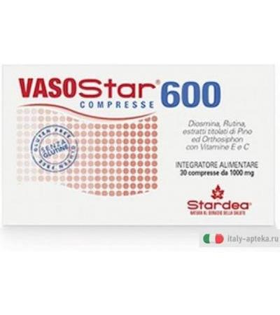 VasoStar 600 benessere delle gambe 30 compresse