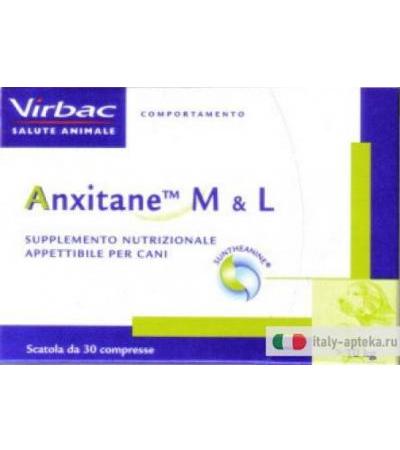 Virbac Anxitane M/L Supplemento Nutrizionale 30 Compresse