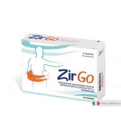 ZirGo integratore a base di Bifidobacterium Longum e Vitamina B6 12 bustine