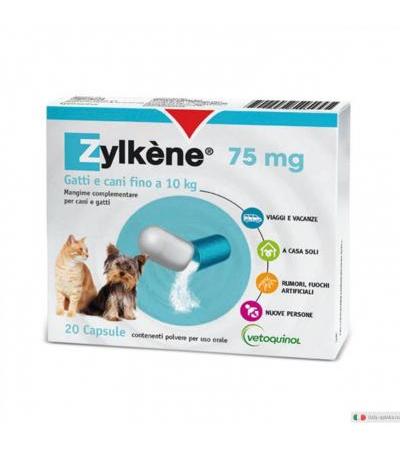 Zylkène mangime complementare per cani e gatti 75 mg 20 capsule