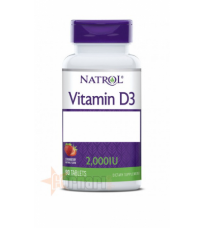 NATROL VITAMIN D3 2000 IU 90 CPR Fragola