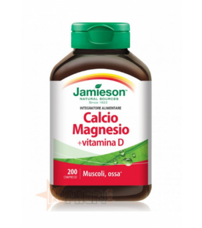 JAMIESON CALCIO MAGNESIO CON VITAMINA D 200 CPR