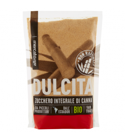 Altromercato Bio Dulcita Zucchero Integrale di Canna dall'Ecuador 500 g