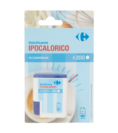 Carrefour Dolcificante Ipocalorico in Compresse 200 x 10 g