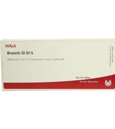 WALA BRONCHI GL D 15 Fiale 10X1 ml
